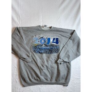 2014 Seaworld Grey Pullover Long Sleeve Full Zip‎ Sweatshirt Men's 2XL
